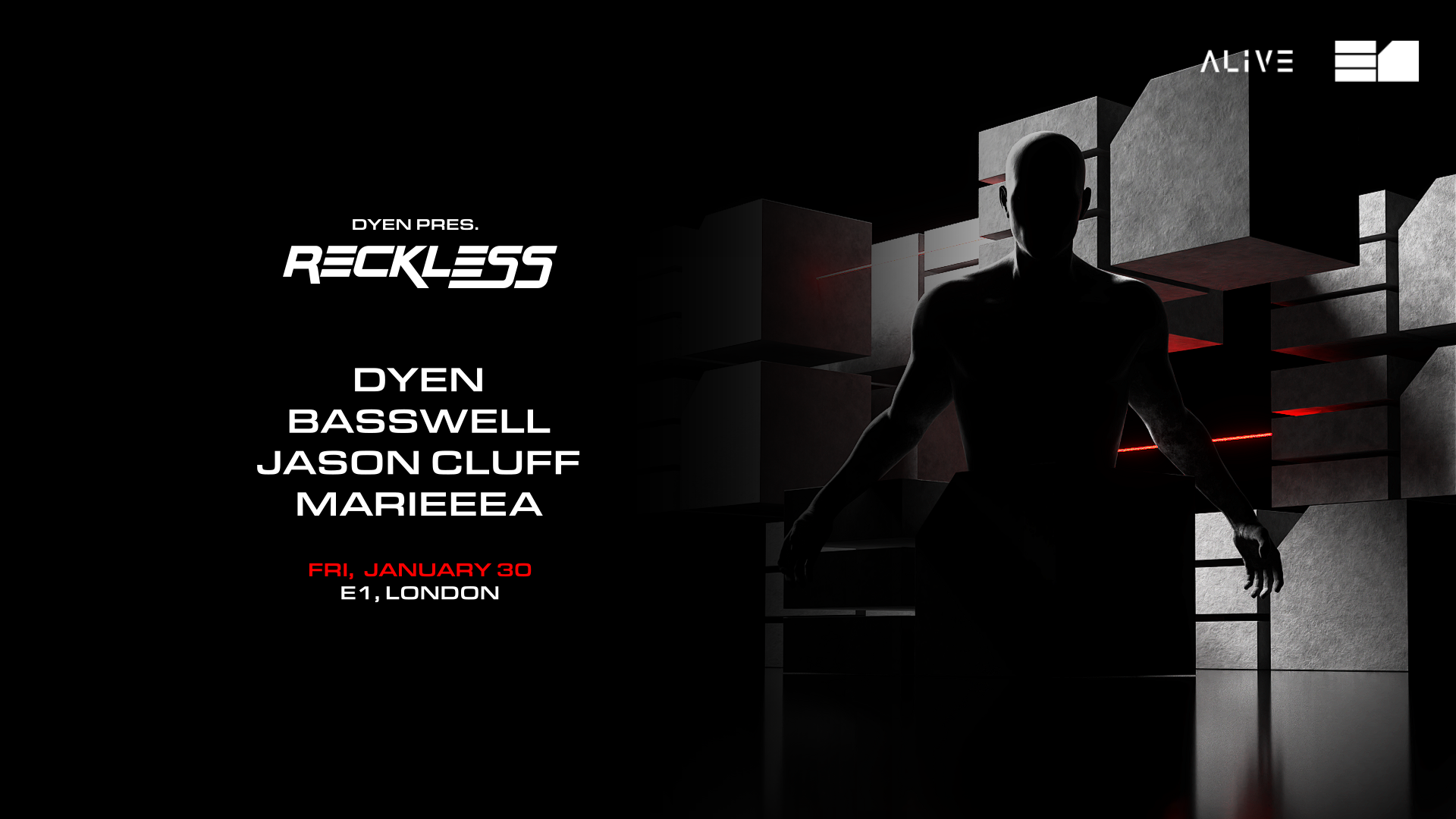 ALIVE invites RECKLESS: DYEN & BASSWELL image