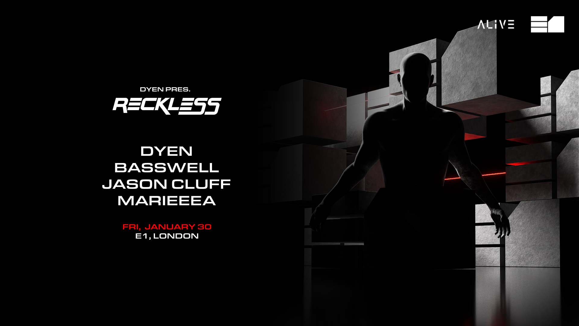 ALIVE invites RECKLESS: DYEN & BASSWELL image