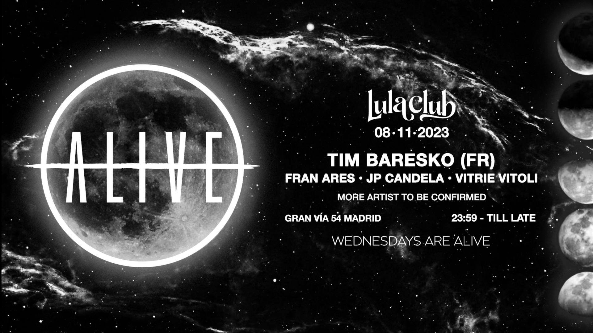 ALIVE @ LULA Club (Víspera de Festivo) image