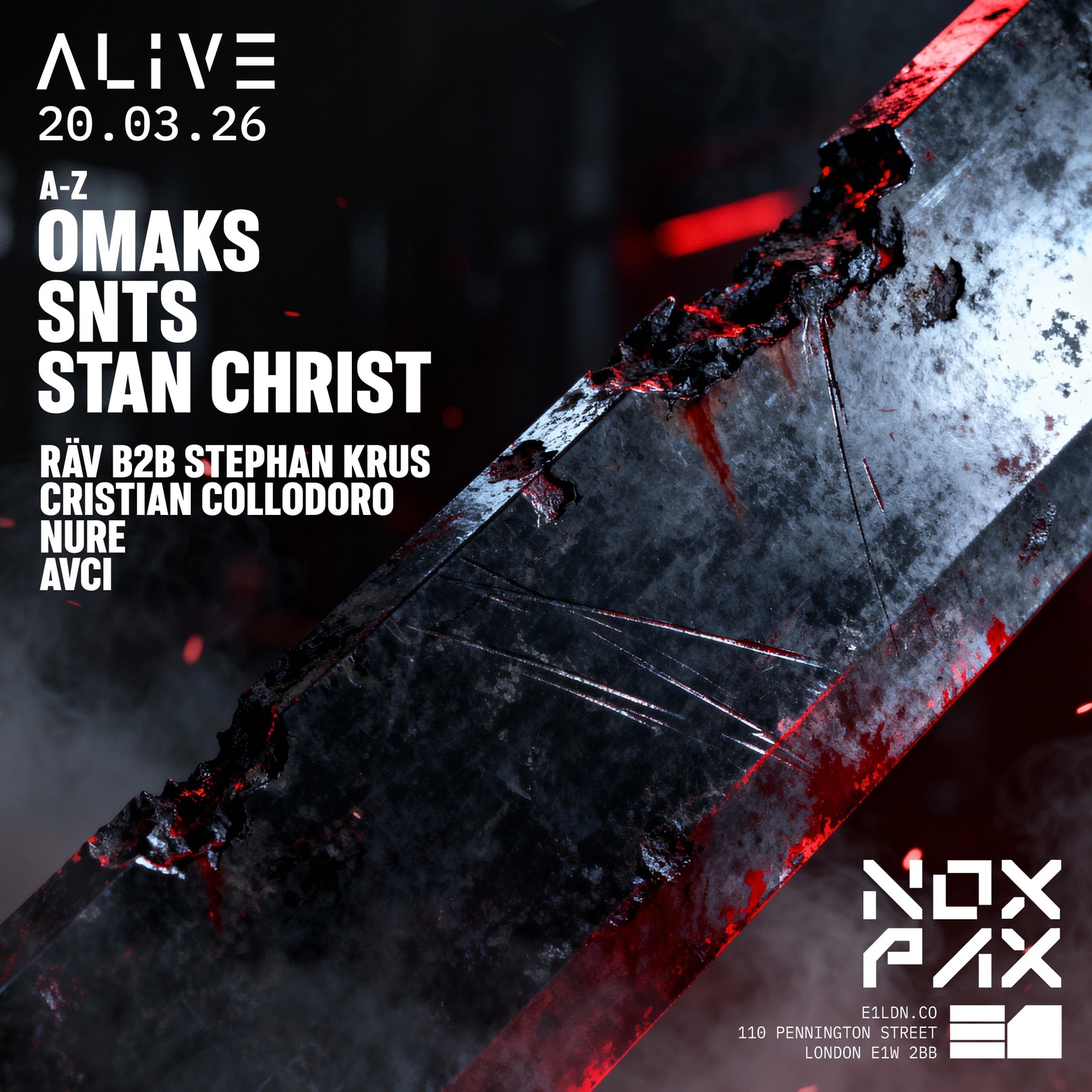 ALIVE: OMAKS, SNTS & Stan Christ image