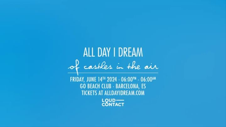 Cover for event: ALL DAY I DREAM | From 6PM to 6AM.