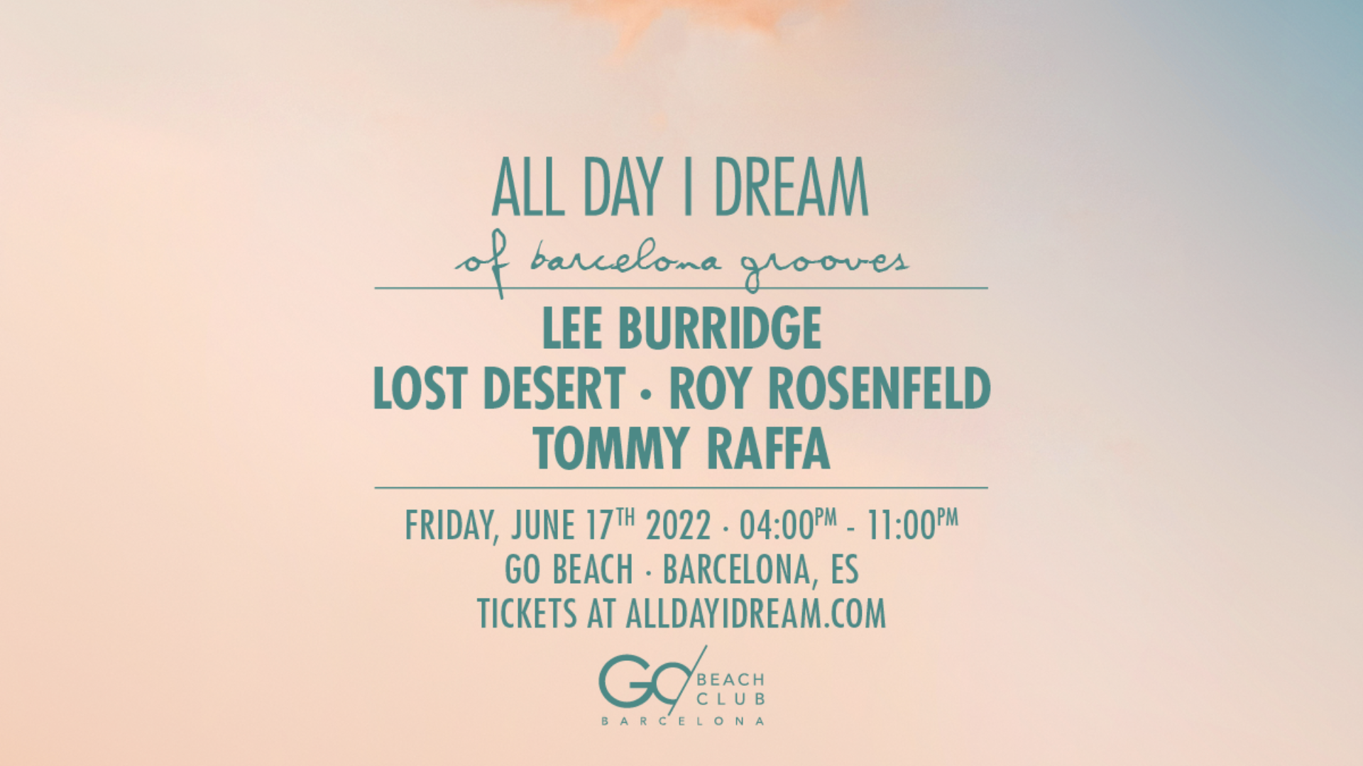 ALL DAY I DREAM - Off Week image