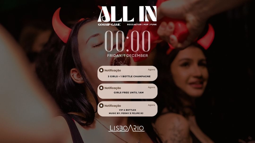Copertina evento ALL IN - 2 floors - Baile Funk Reggaeton & Pop 