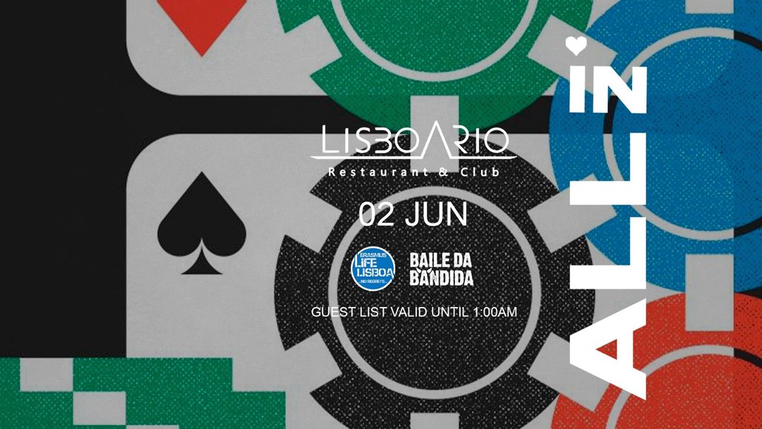 ALL IN - 2 floors - Baile Funk Reggaeton & Pop - Entrance until 1am-Eventplakat