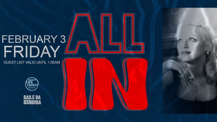 Cover for event: ALL IN - 2 floors - Baile Funk Reggaeton & Pop - Entrance until 1am