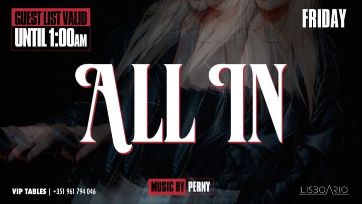 Cover for event: ALL IN / Baile da Bandida - 2 floors - Reggaeton, Pop & Funk 