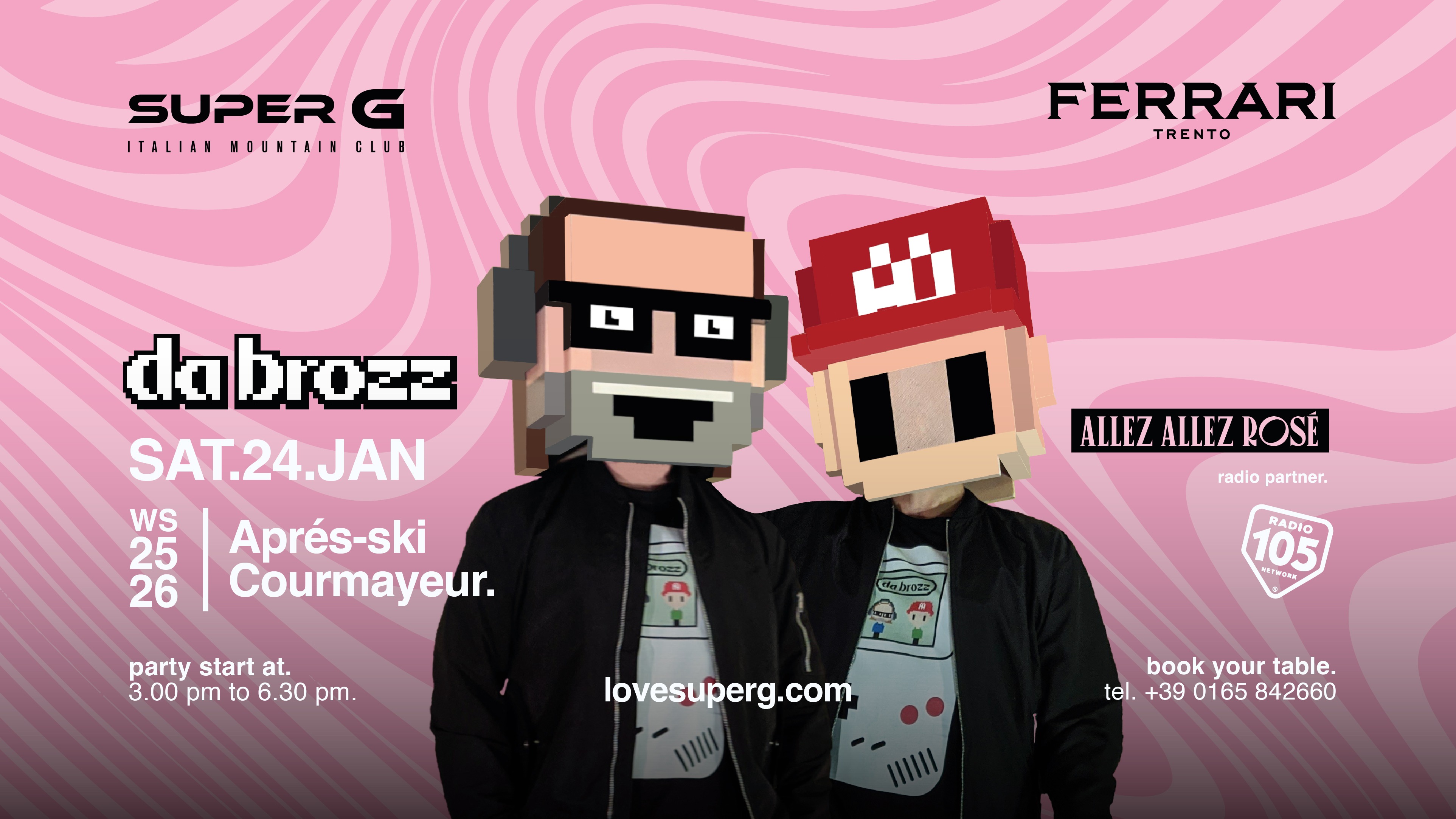 ALLEZ ALLEZ ROSÉ presents DABROZZ @Super G image