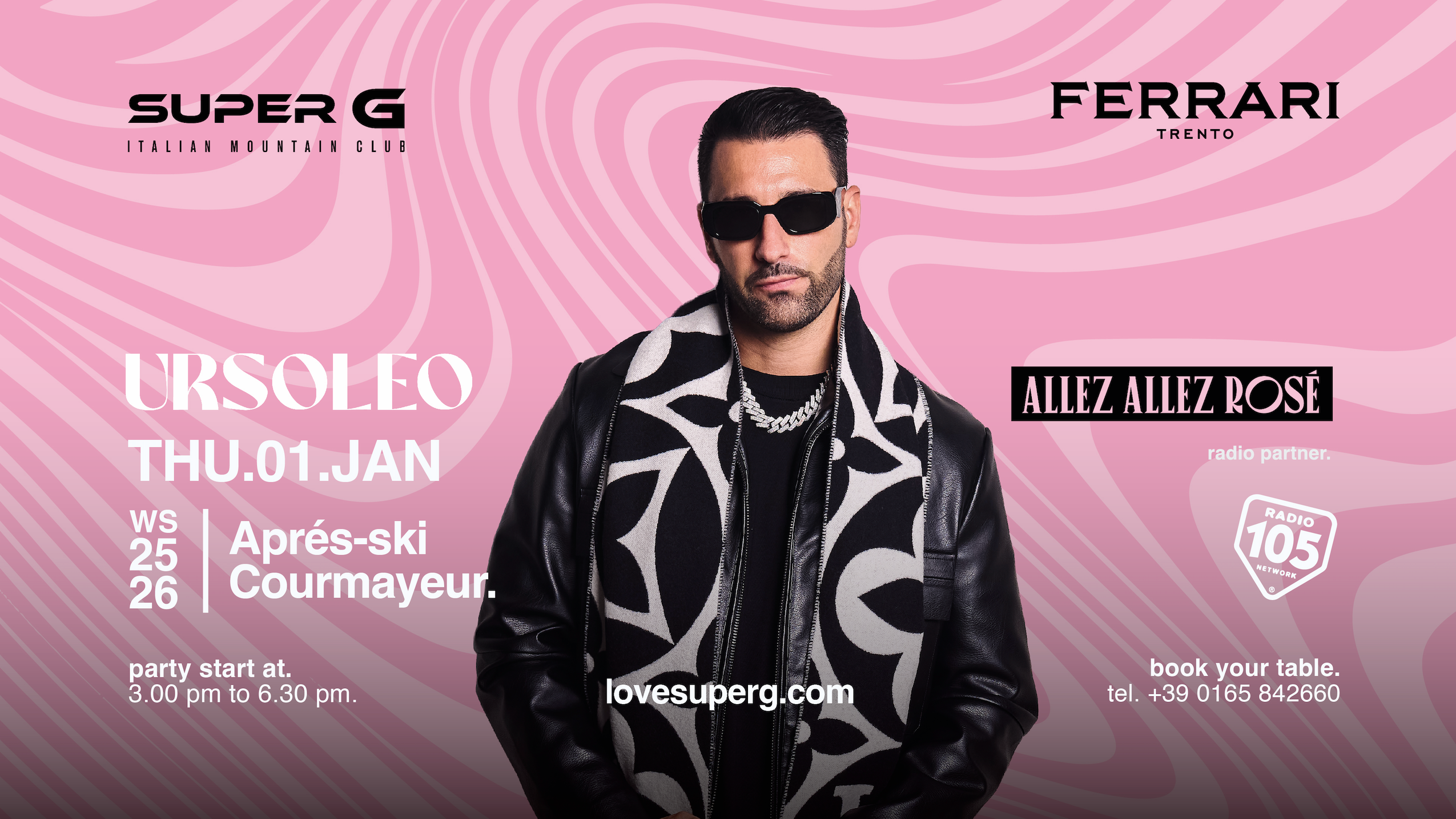 ALLEZ ALLEZ ROSÉ presents GIO URSOLEO @Super G image