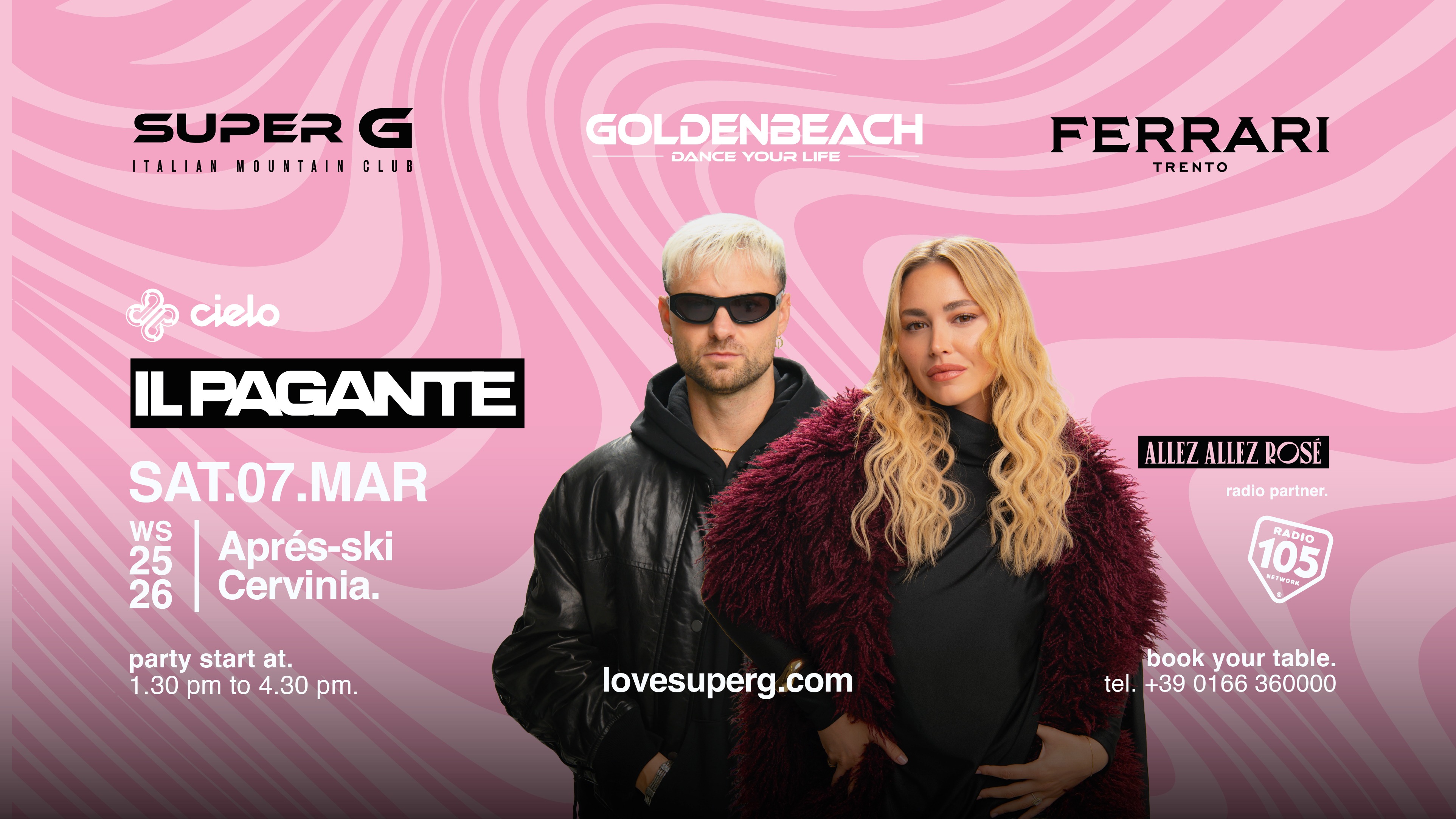 ALLEZ ALLEZ ROSE presents IL PAGANTE @Super G image