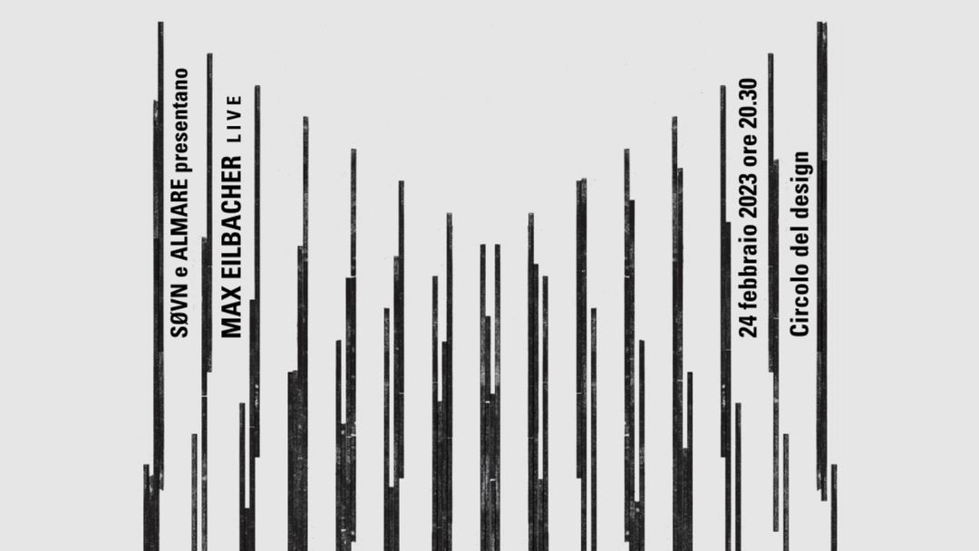 Capa do evento ALMARE e SØVN presentano Max Eilbacher (24.02) e Carl Stone (20.04)