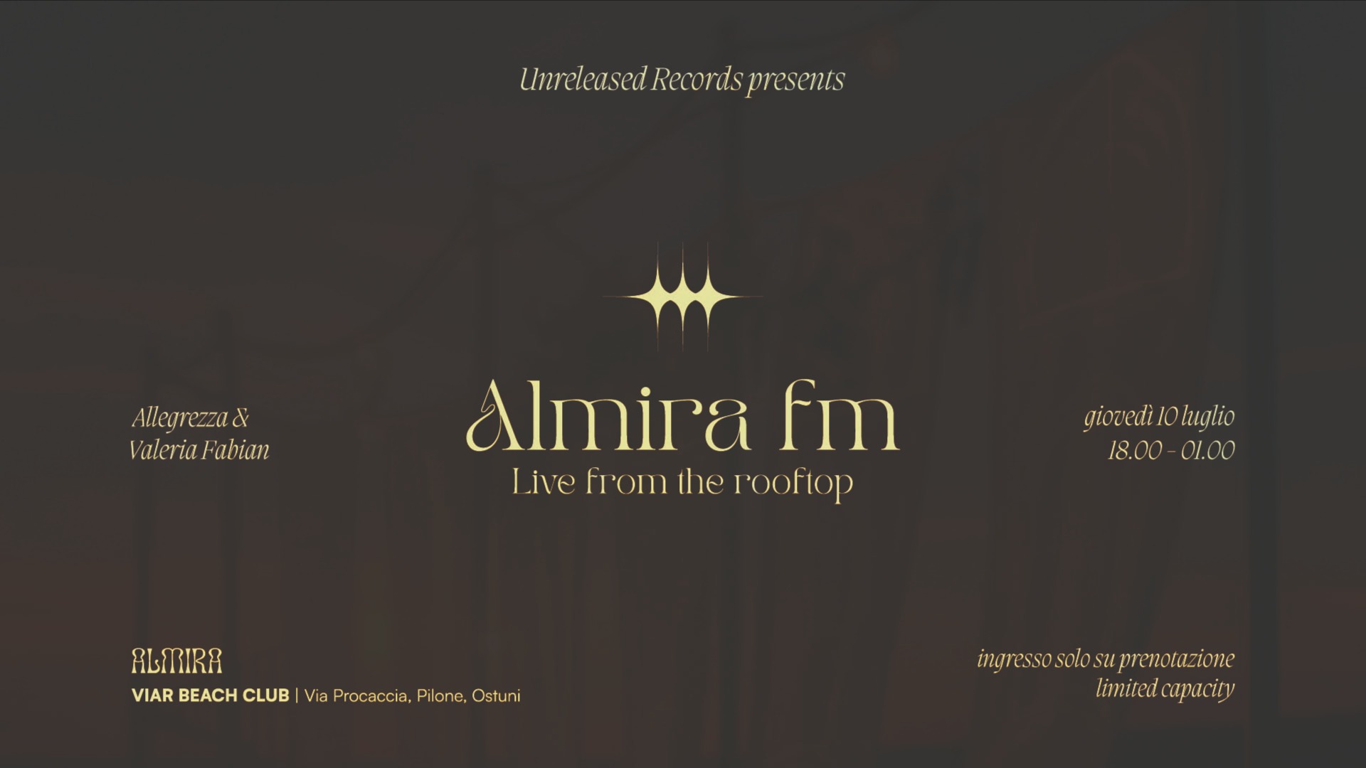 ALMIRA FM by Unreleased Records image