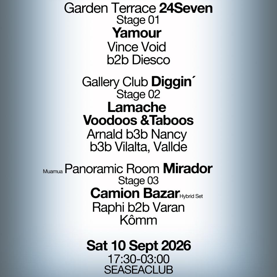 Alta Fidelidad 3D x Diggin' x Mirador x 24seven - 3 stages experience - 17:30-03:00 image