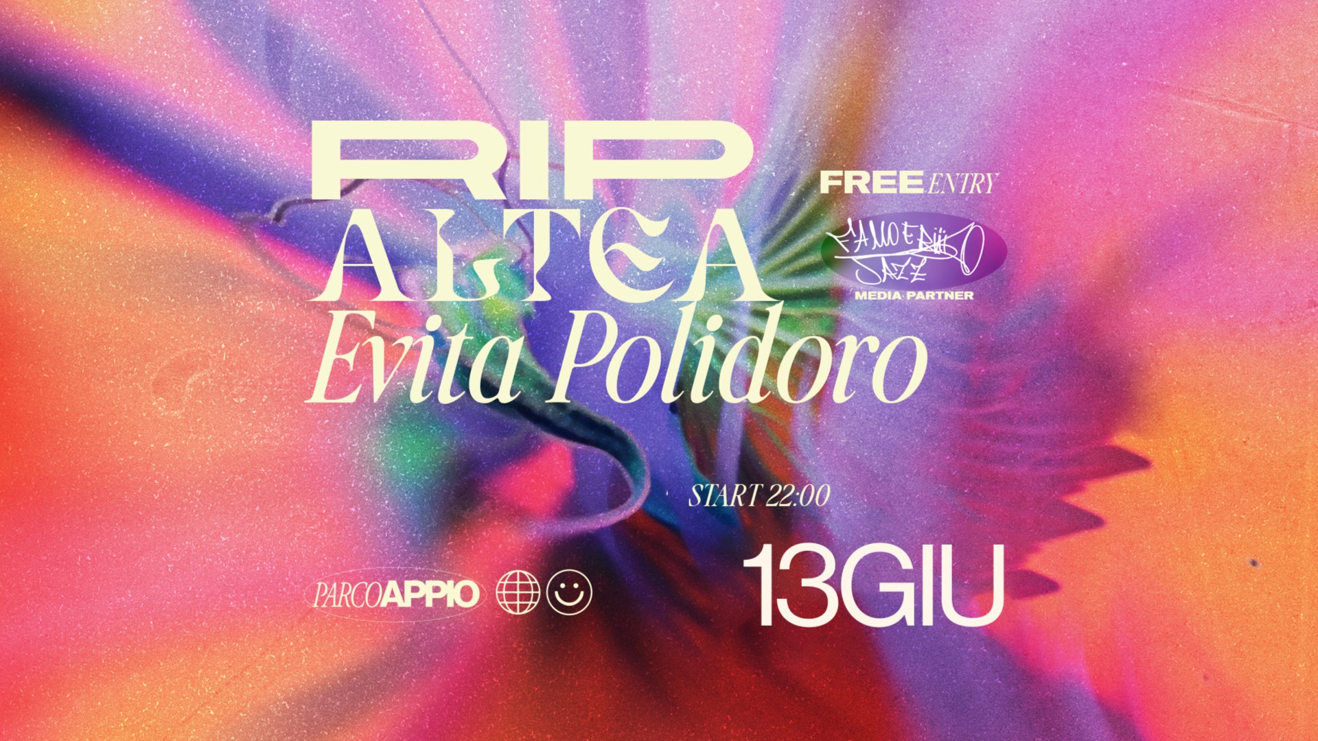 Altea + RIP + Evita Polidoro | Parco Appio  image