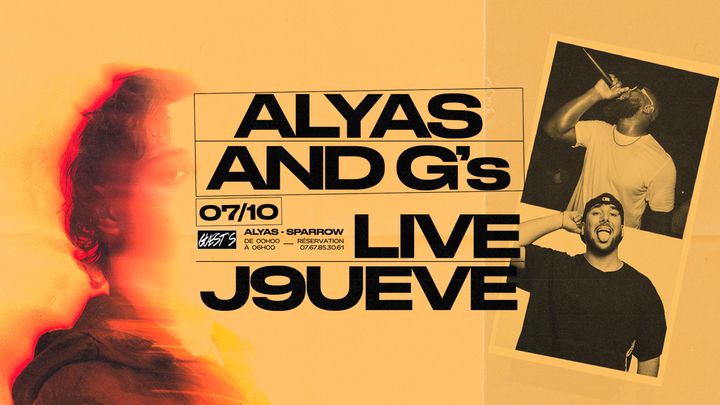 Cover for event: ALYAS AND G's W/ J9UEVE LIVE
