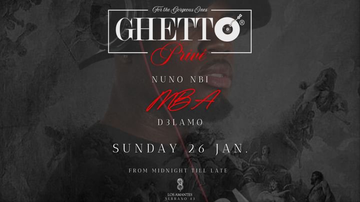 Cover for event: AMANTES x GHETTO PRIVE | W/ DJ MBA