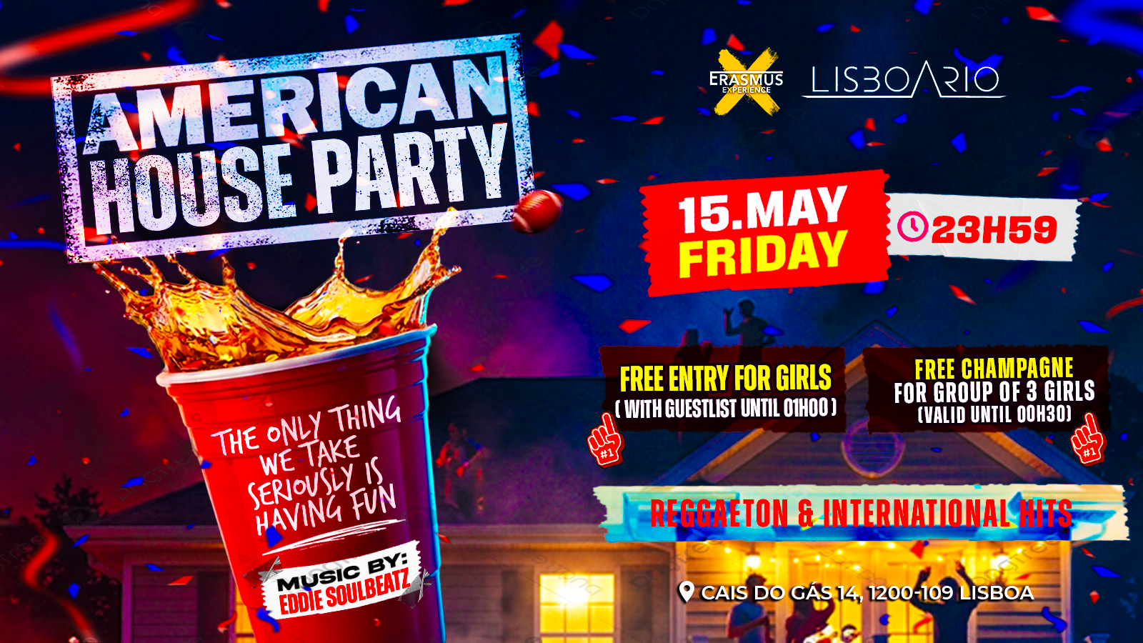 AMERICAN HOUSE PARTY | Internacional Hits & Reggaeton - Free for Girls until 1am image