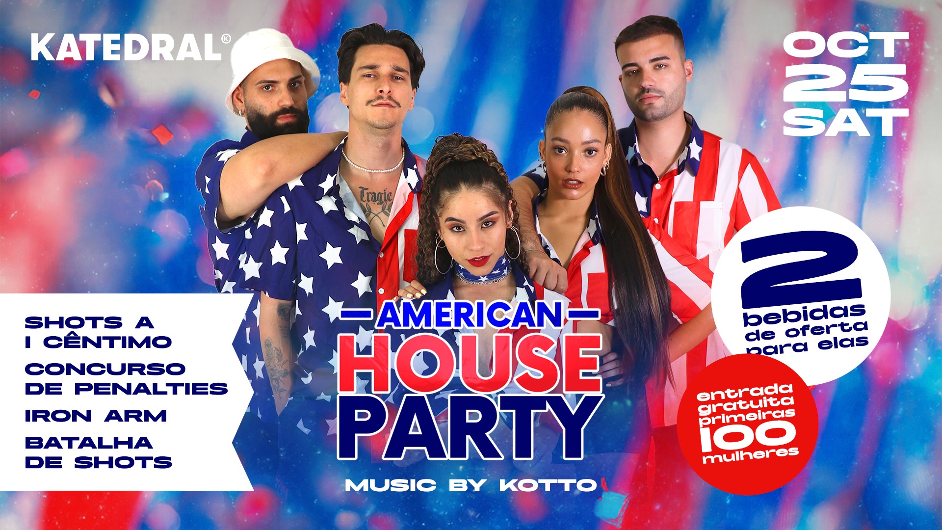 AMERICAN HOUSE PARTY - PRE-HALLOWEEN  image