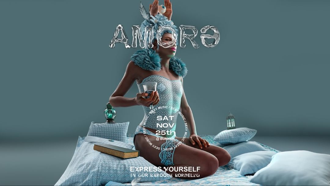 Capa do evento AMORƏ — SAT NOV 25th — BUNKER