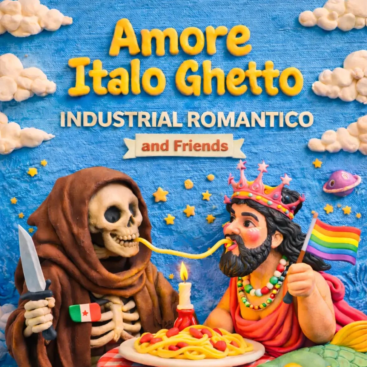 AMORE ITALO GHETTO: Industrial Romantico and friends ENTRATA GRATIS CON BACIO image