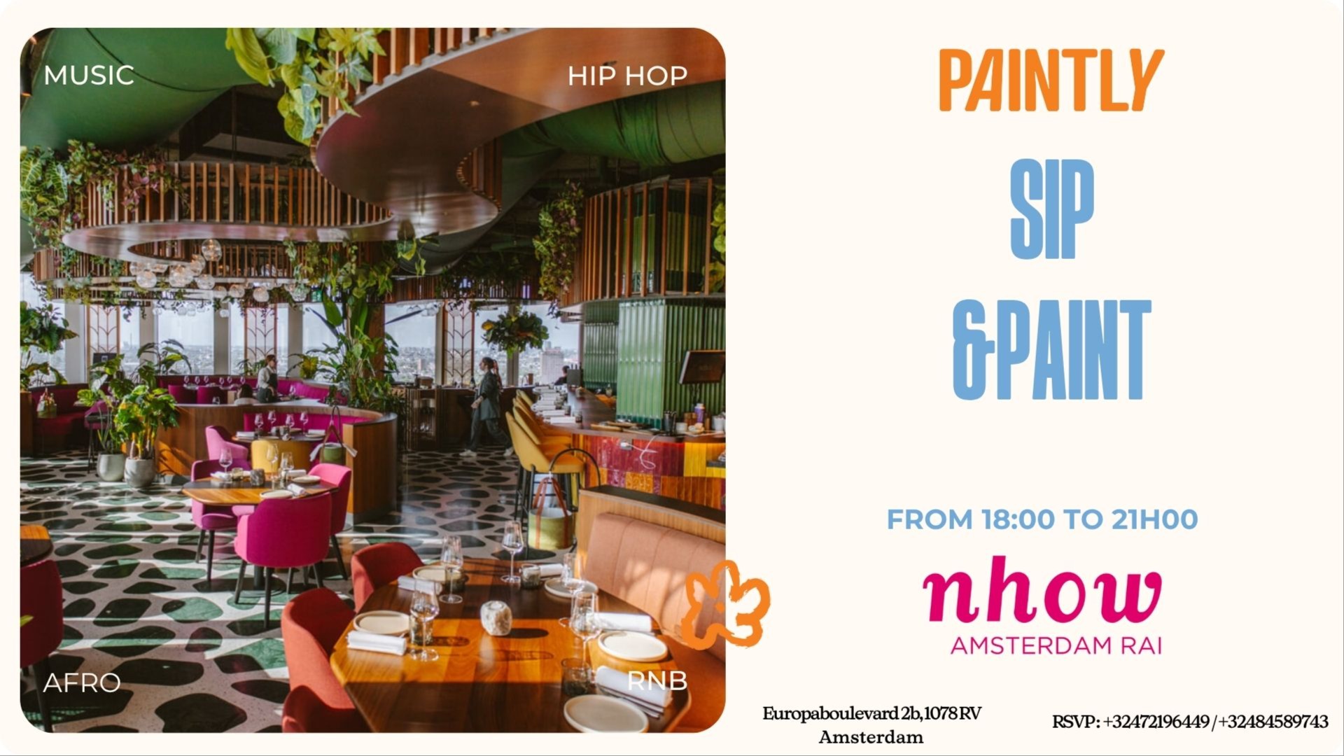 Amsterdam - Sip & Paint in the Sky ( 24th Floor )  image