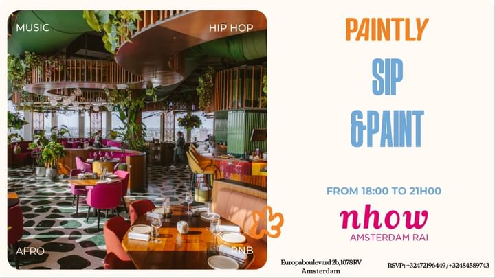 Cover for event: Amsterdam - Sip & Paint in the Sky ( 24th Floor ) 