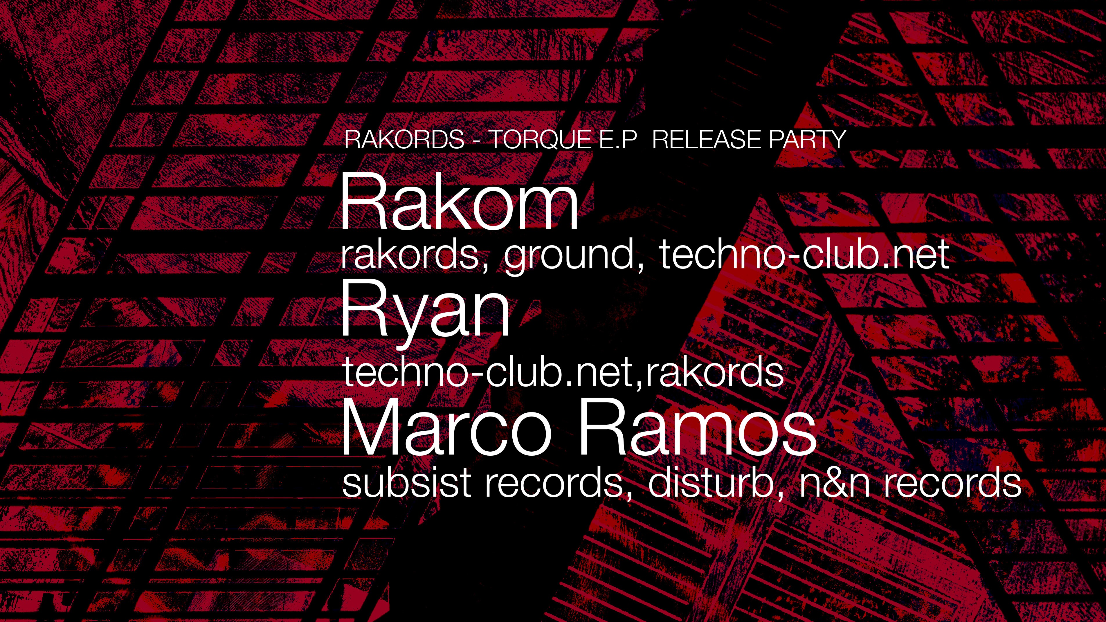 Amsterdam Techno Sessions - RAKORDS: TORQUE E.P image