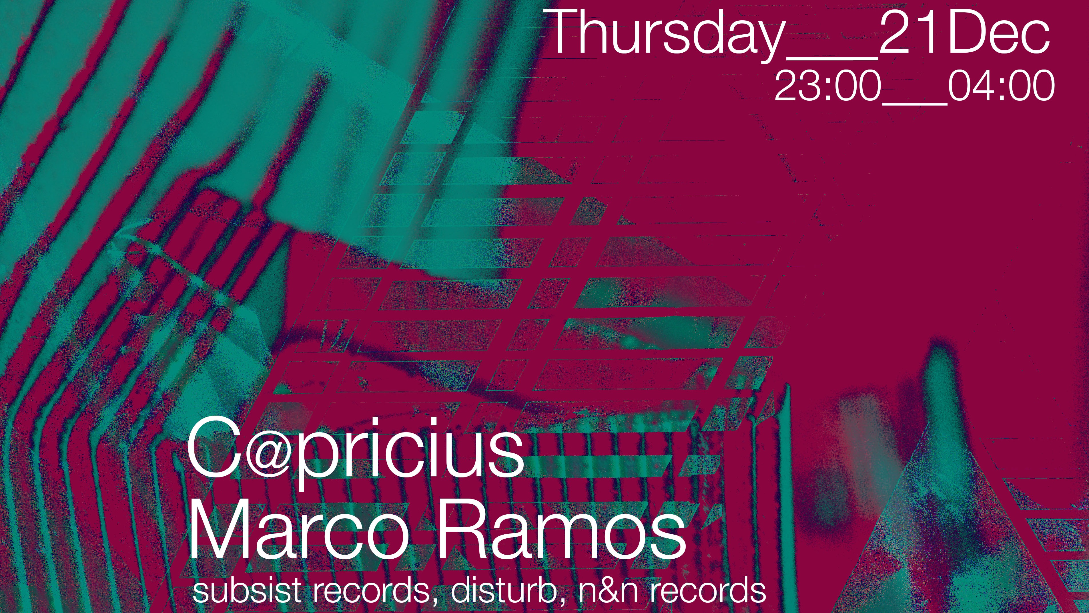 Amsterdam Techno Sessions w/ C@pricius and Marco Ramos image