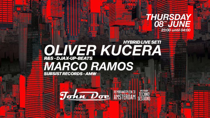 Cover for event: Amsterdam Techno Sessions w/ Oliver Kucera (R&S, DJAX-UP-BEATS)