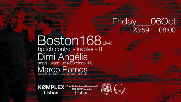 Cover for event: Amsterdam Techno Sessions with Boston168 - LIVE!