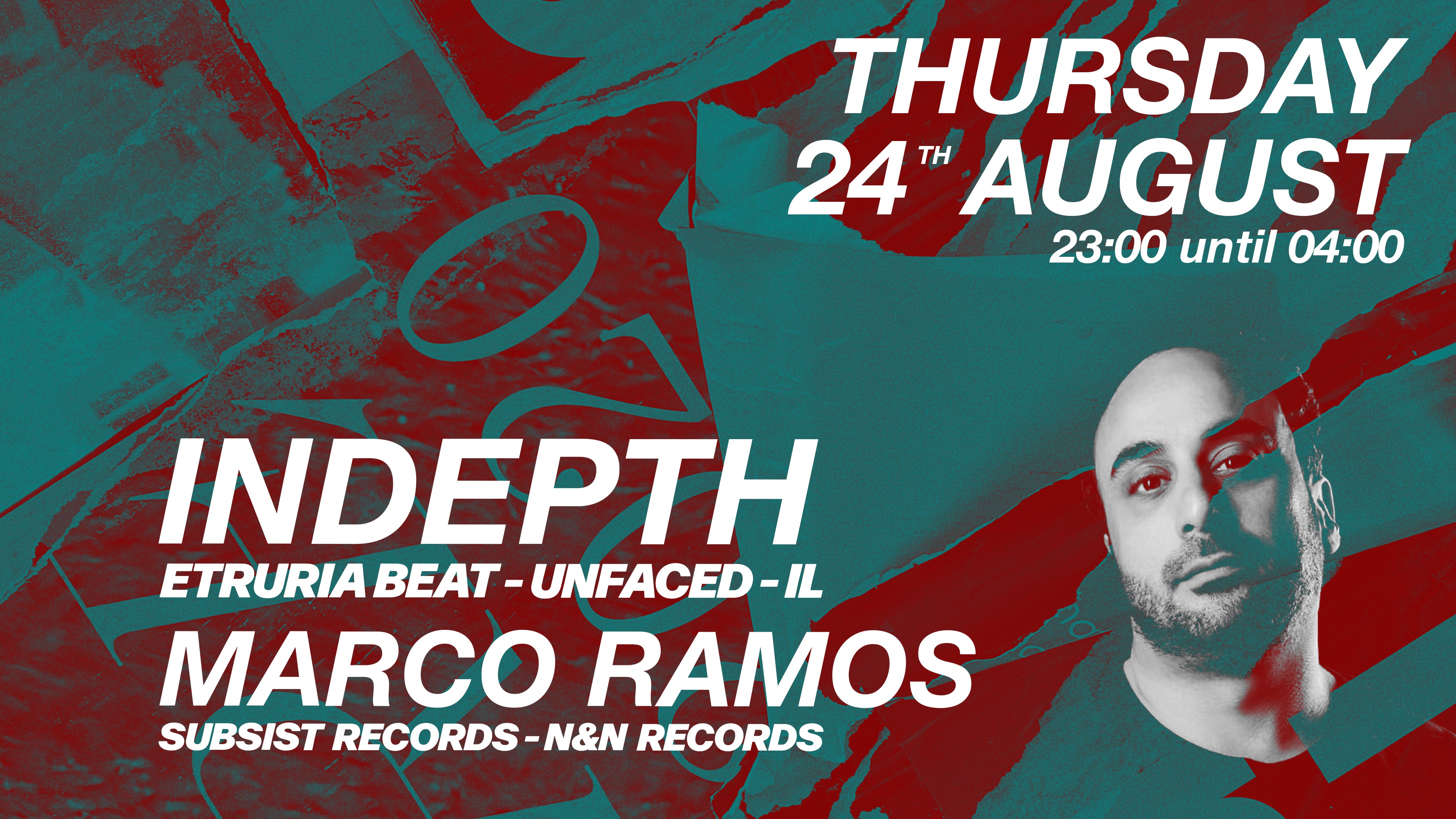 Amsterdam Techno Sessions with Indepth (Etruria Beat - UNFACED) IL image