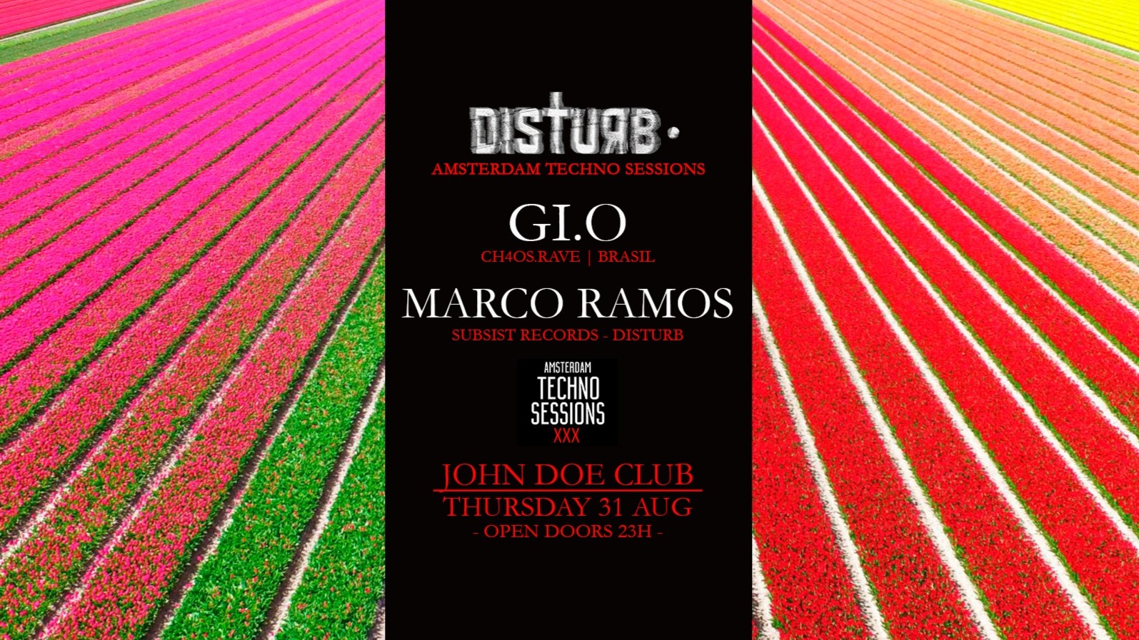 Amsterdam Techno Sessions X Disturb Techno Showcase image