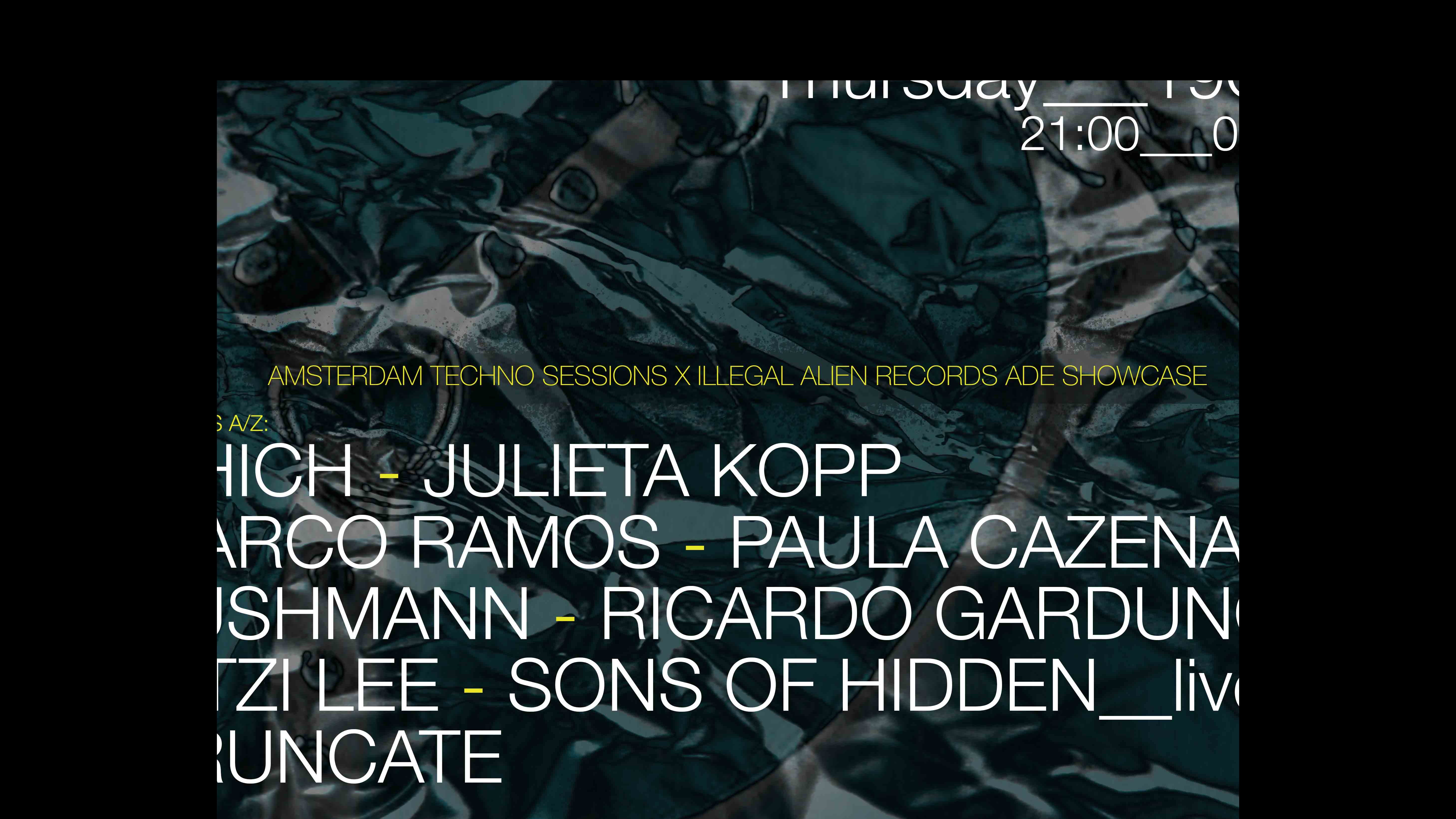 Amsterdam Techno Sessions x Illegal Alien Records ADE showcase image