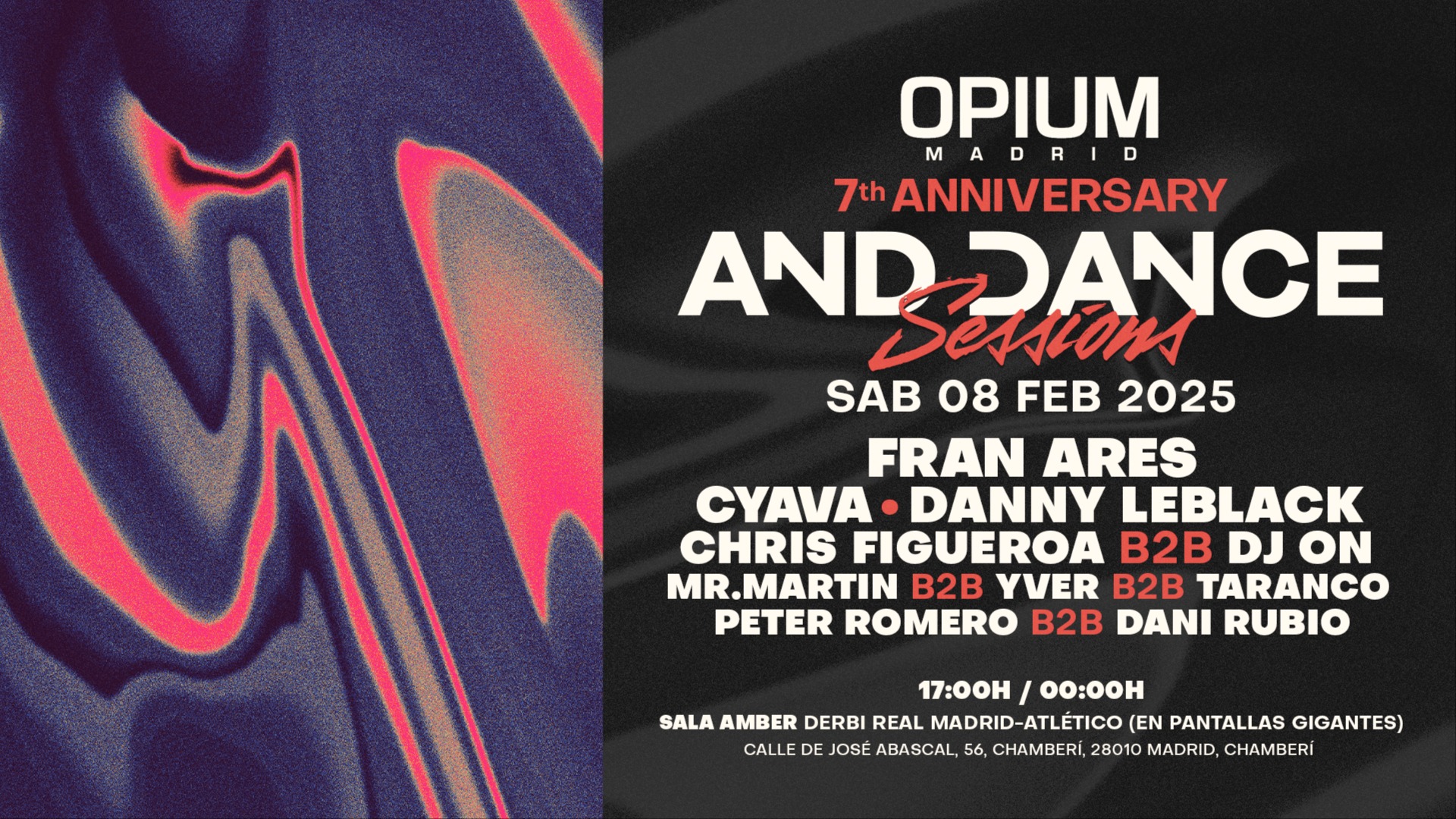 AND DANCE 7ºANIVERSARIO @ OPIUM MADRID (SESION DE TARDE) image