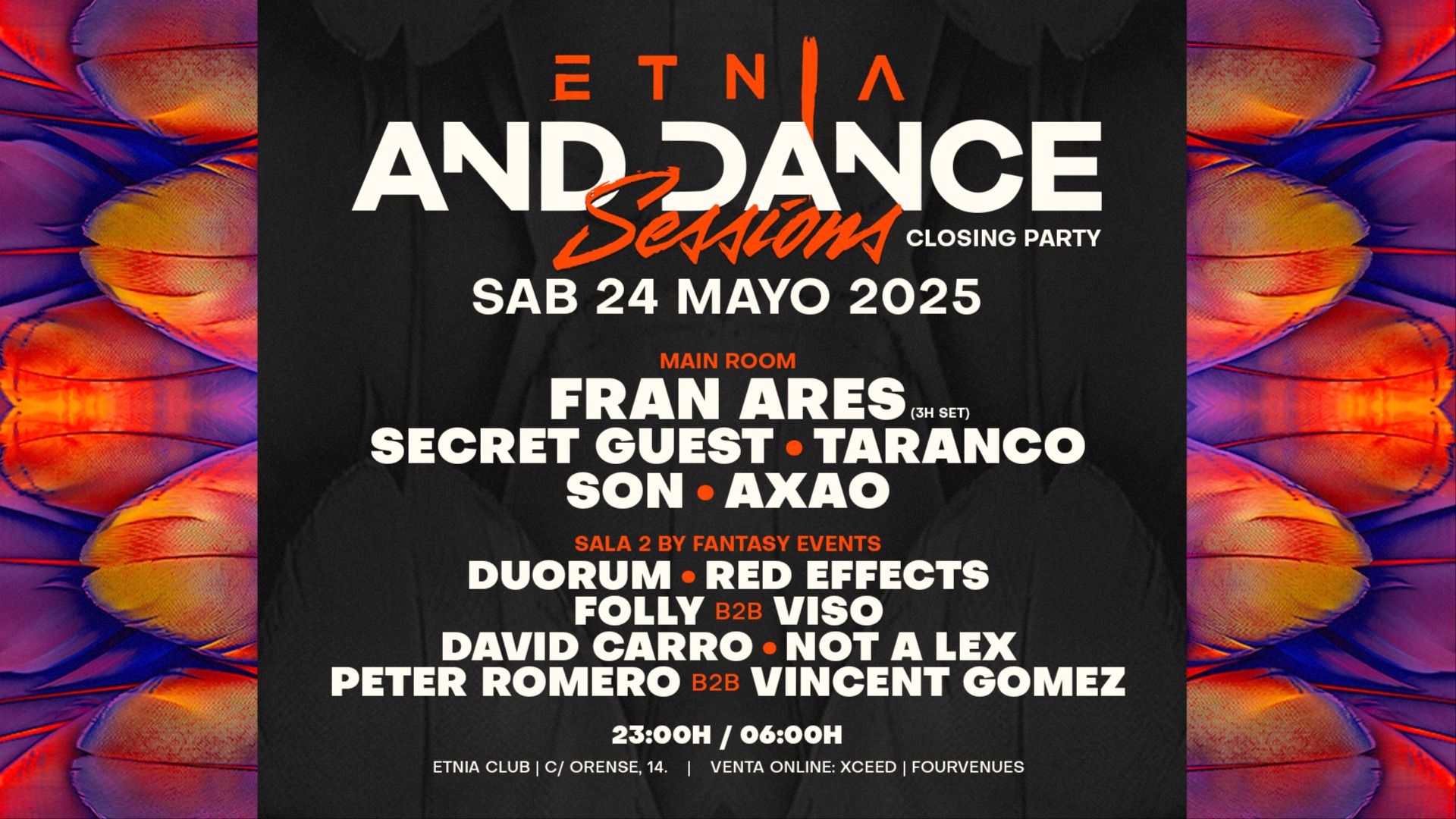 AND DANCE SESSIONS @ ETNIA CLUB Madrid (CIERRE DE TEMPORADA) image