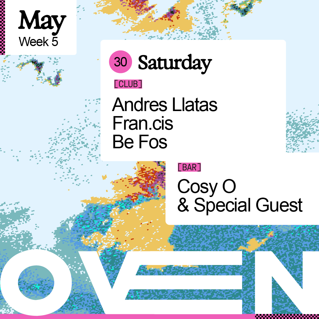 Andres Llatas + Fran.cis / Bar: Cosy O & special guest  image