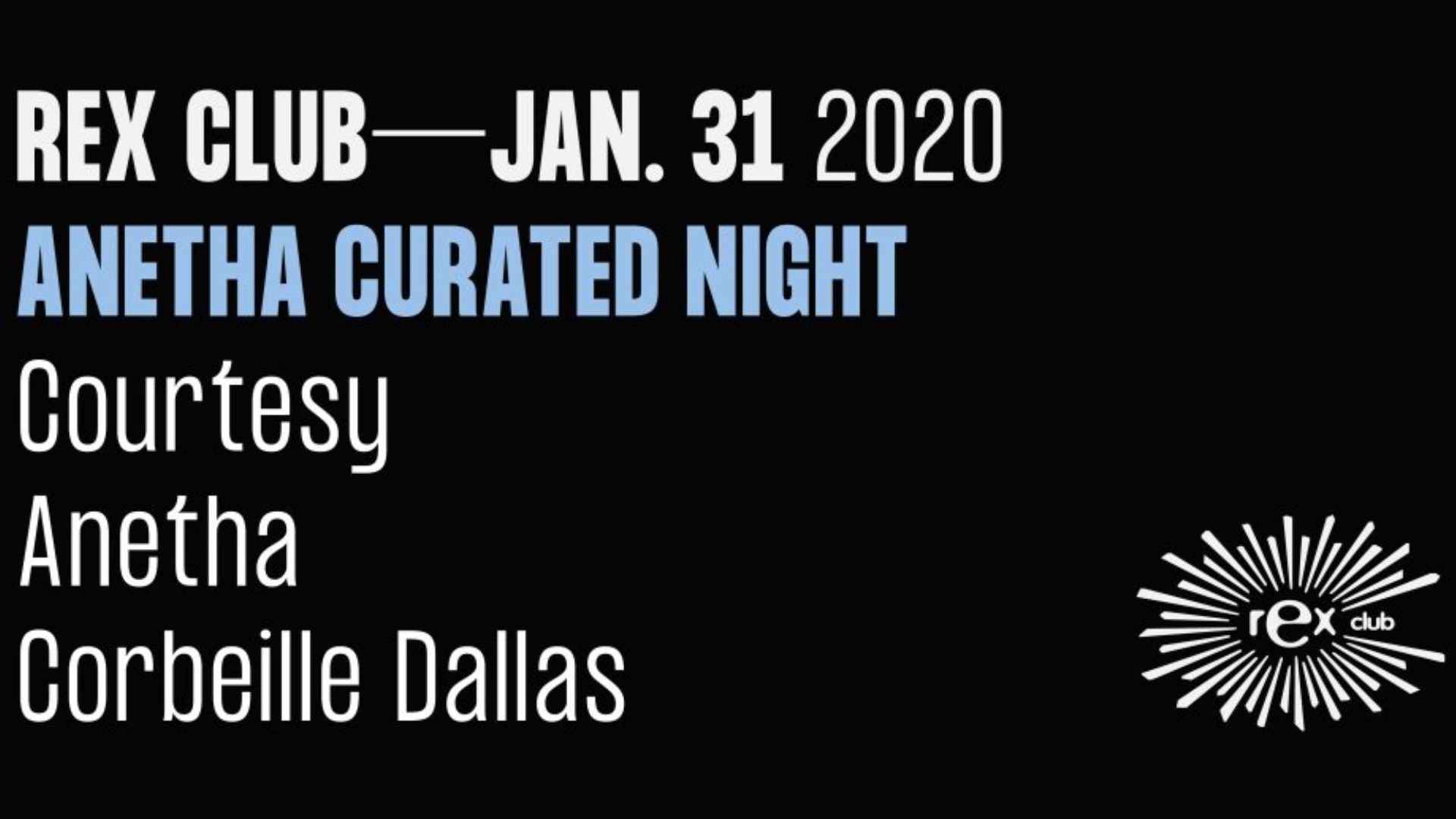 Anetha Curated Night: Courtesy, Anetha, Corbeille Dallas image
