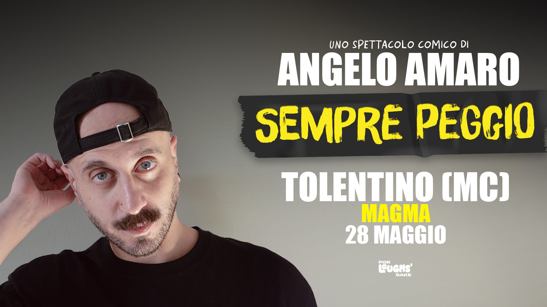 ANGELO AMARO - STAND UP COMEDY at MAGMA - GIOVEDÌ 28 MAGGIO image