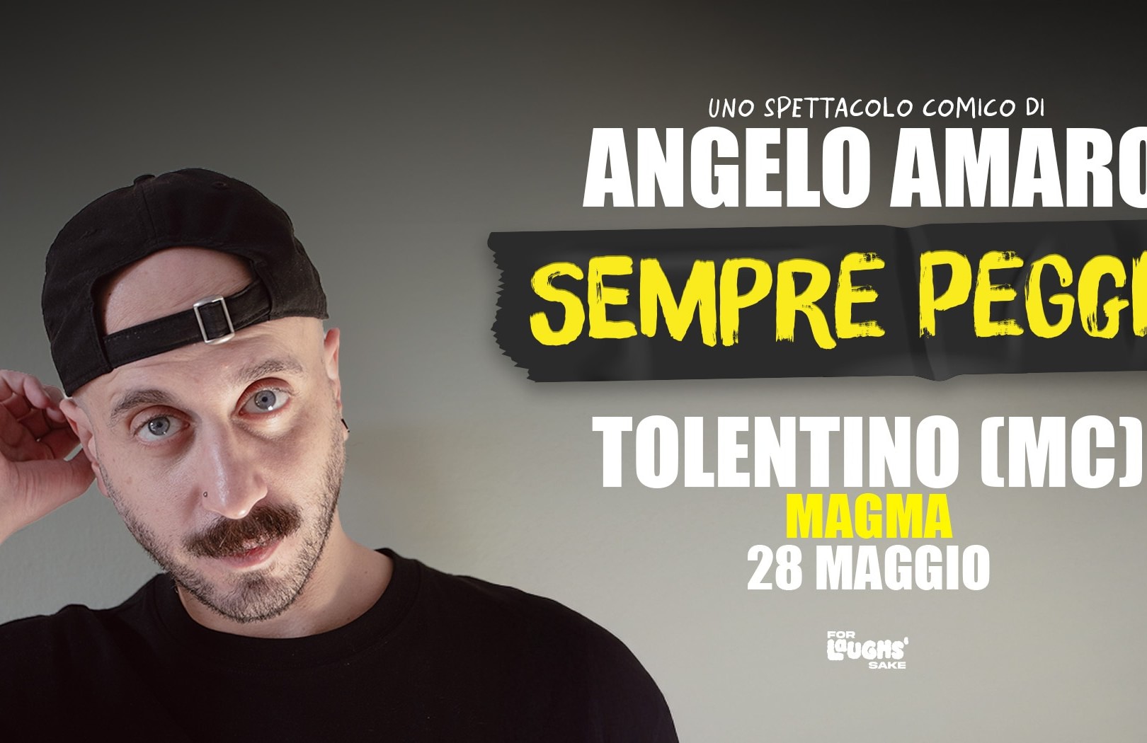 ANGELO AMARO - STAND UP COMEDY at MAGMA - GIOVEDÌ 28 MAGGIO image