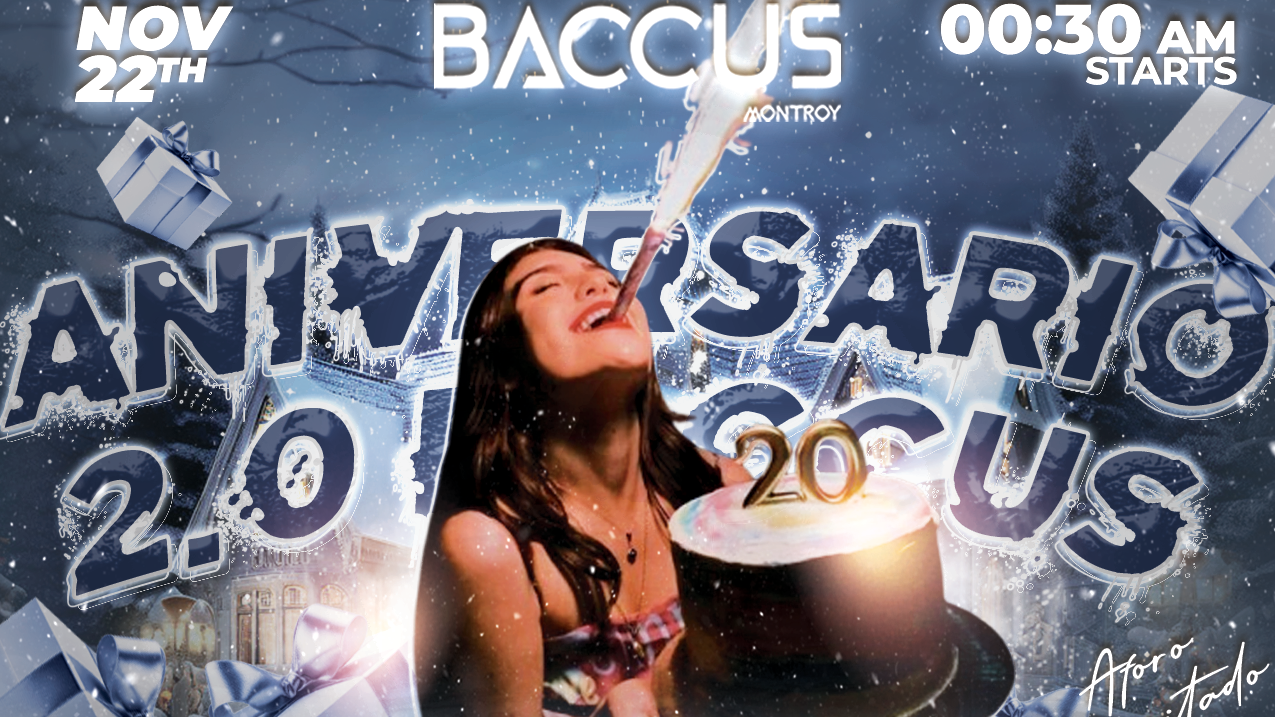 ANIVERSARIO 2.0 BACCUS NIGHT CLUB  image