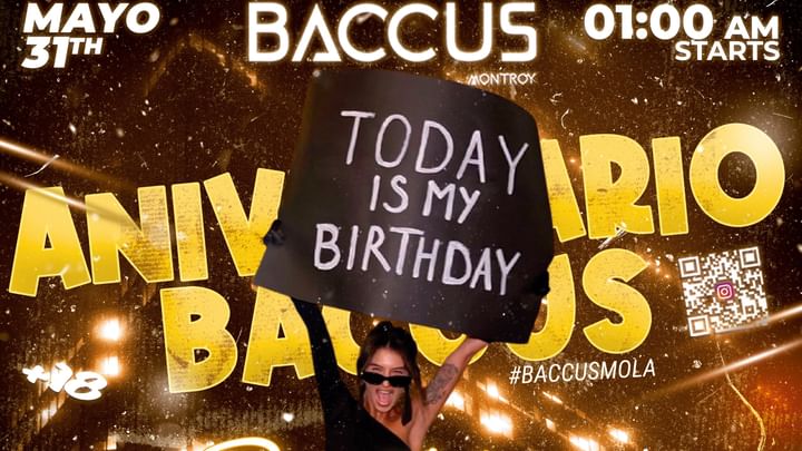 Cover for event: ANIVERSARIO BACCUS NIGHT CLUB