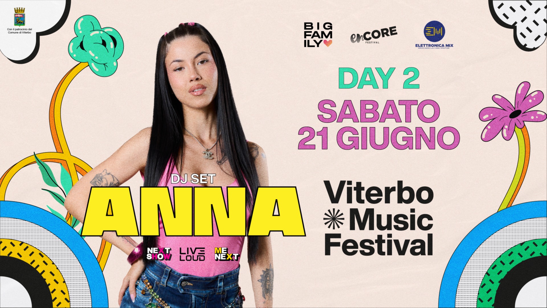 ANNA + SAFARI TRIBE | 21 GIUGNO @ Viterbo Music Festival 2025 image