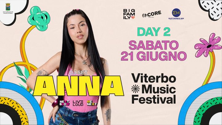 Cover for event: ANNA + SAFARI TRIBE | 21 GIUGNO @ Viterbo Music Festival 2025