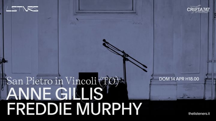 Cover for event: Anne Gillis + freddie Murphy