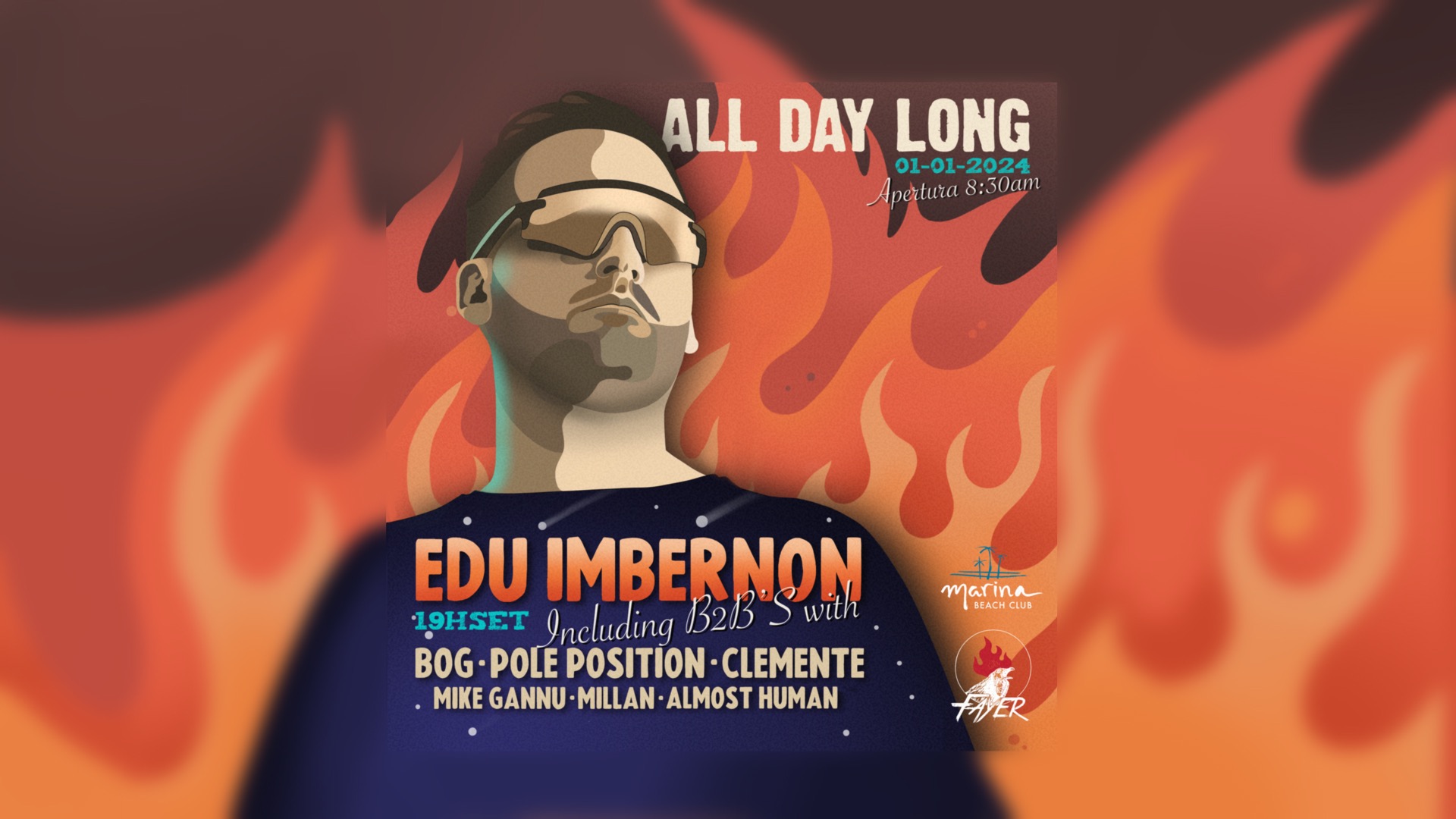 Año Nuevo on Fayer - Edu Imbernon - ALL DAY LONG image