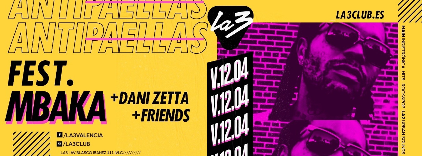 Anti - Paella Fest: MBAKA + DANI ZETTA + FRIENDS. Club2 Karaoke image