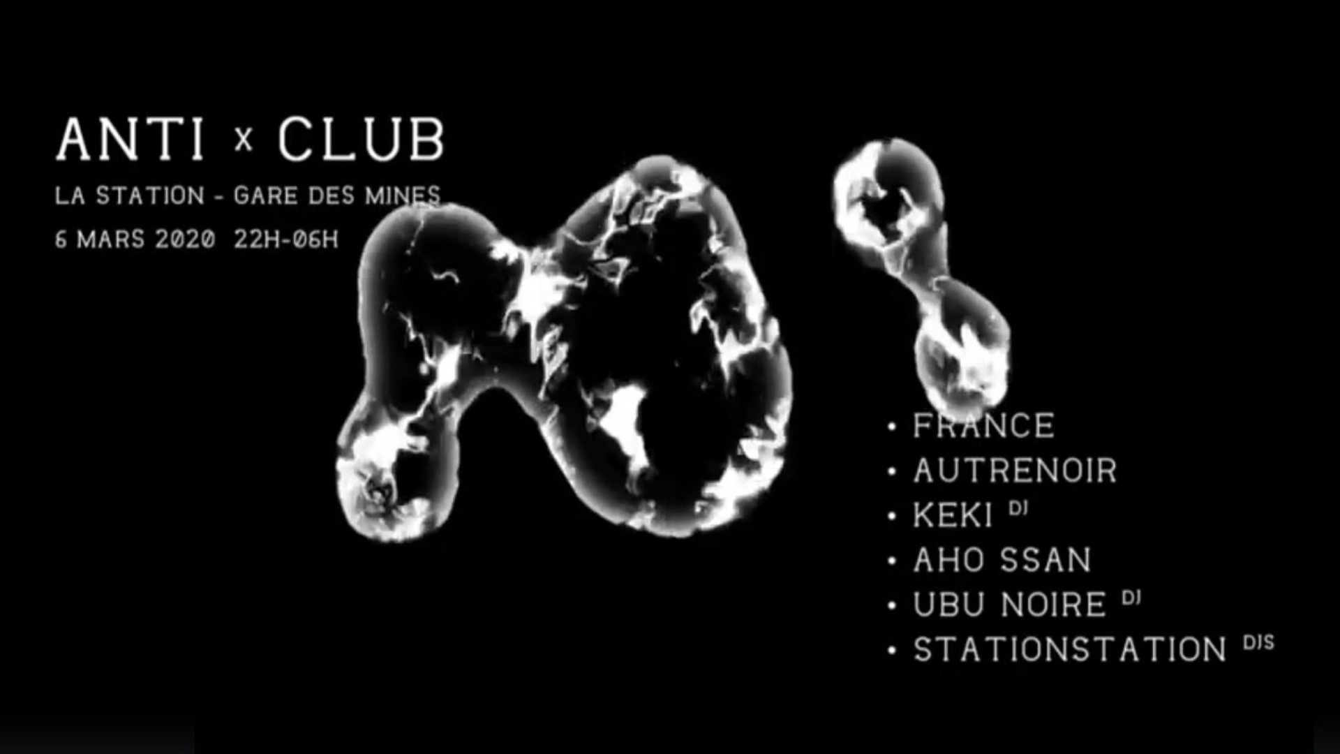 Anticlub — France • Autrenoir • Aho Ssa • Astrid Sonne... image