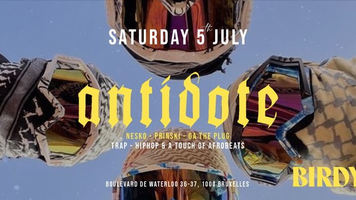 Cover for event: ANTIDOTE • 5 JULY • AFTER ARDENTES