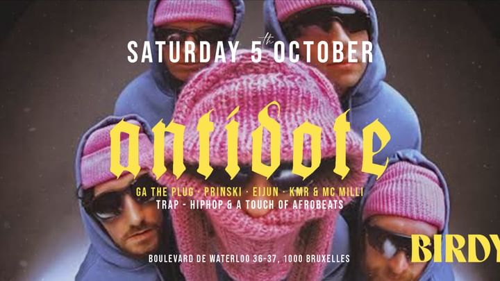 Cover for event: ANTIDOTE • 5 OCTOBER