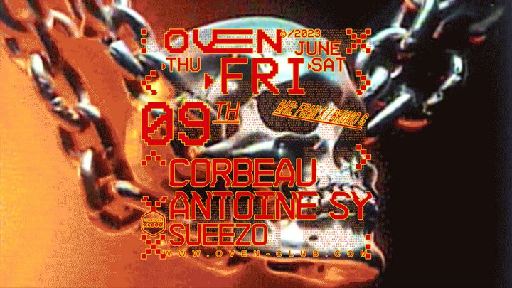 Cover for event: Antoine Sy & Corbeau (BinarySound) + Sueezo / Bar:  Fran-k & Bruno-G