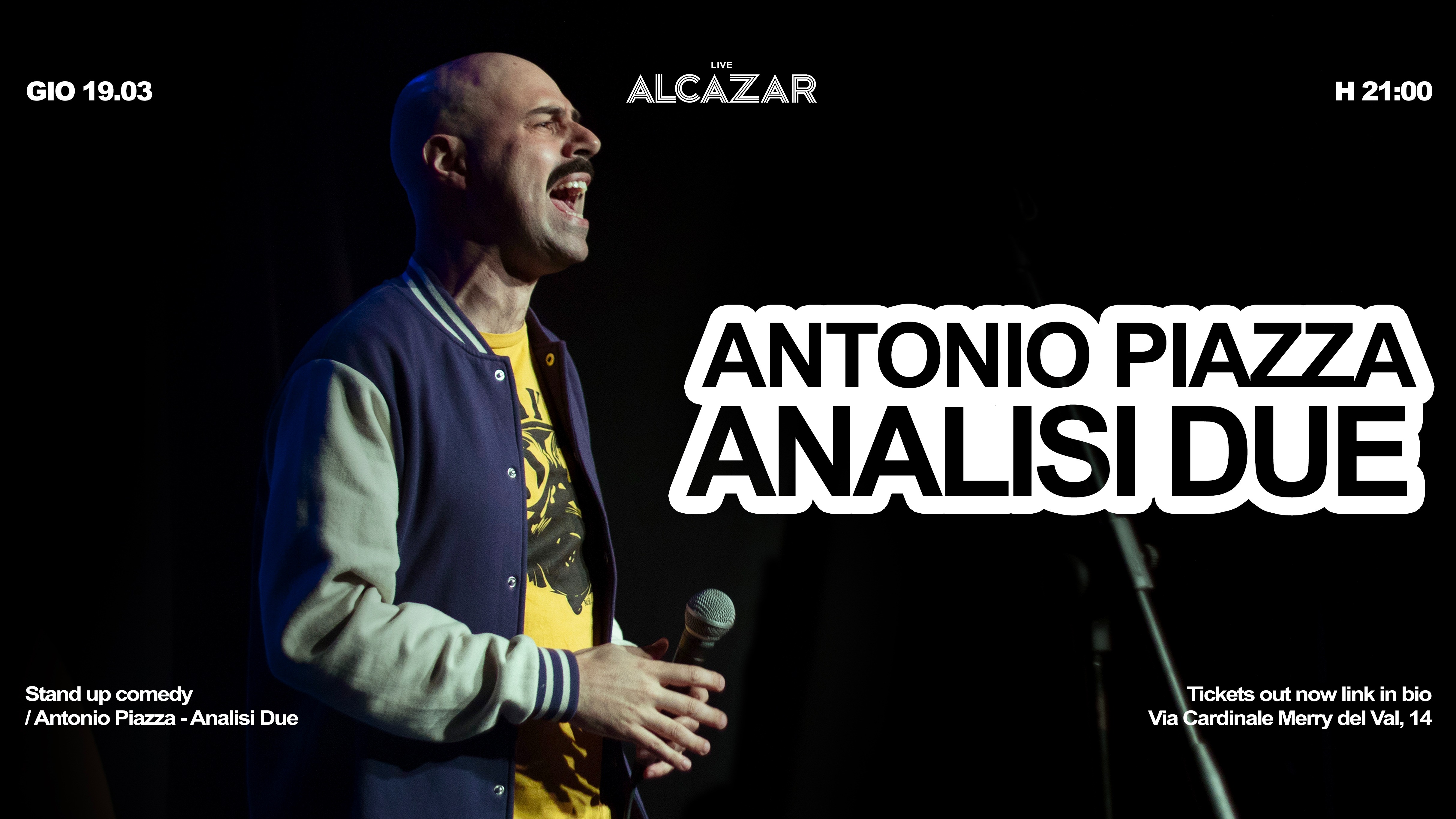 Antonio Piazza - Analisi 2 - Alcazar Live Trastevere image